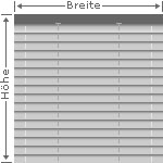 Jalousie 25mm Standard Officeline